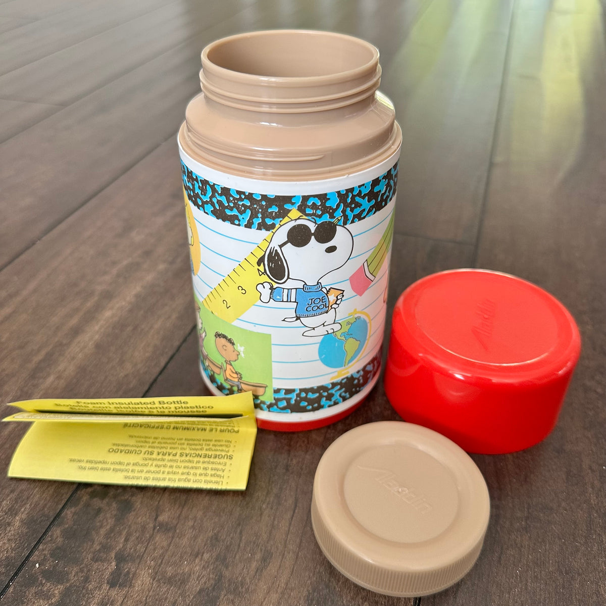 Vintage Peanuts "Joe Cool" Snoopy Thermos