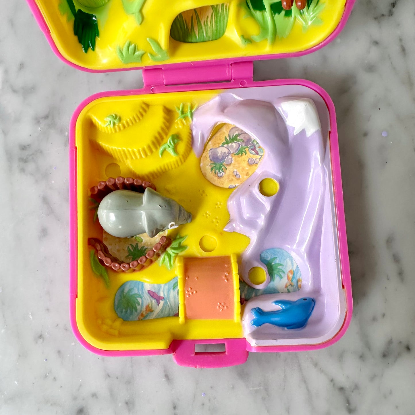 1989 Polly Pocket Wild Zoo World Playset