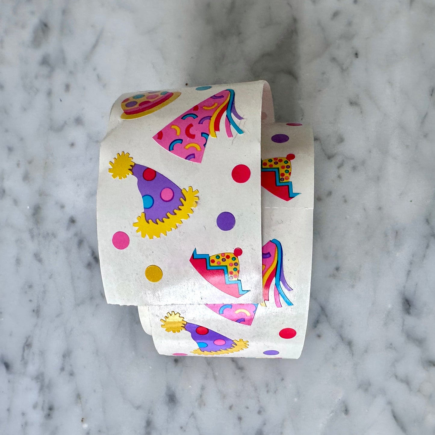 1989 Mrs Grossman’s Party Hats Sticker Roll