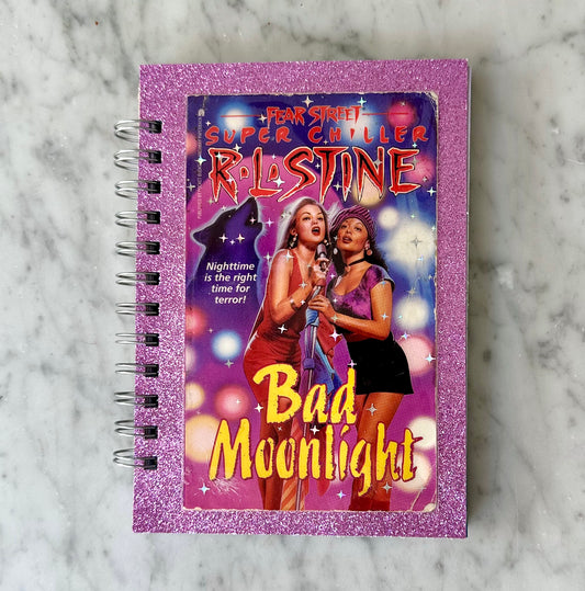 Vintage R.L. Stine Bad Moonlighting Book Journal