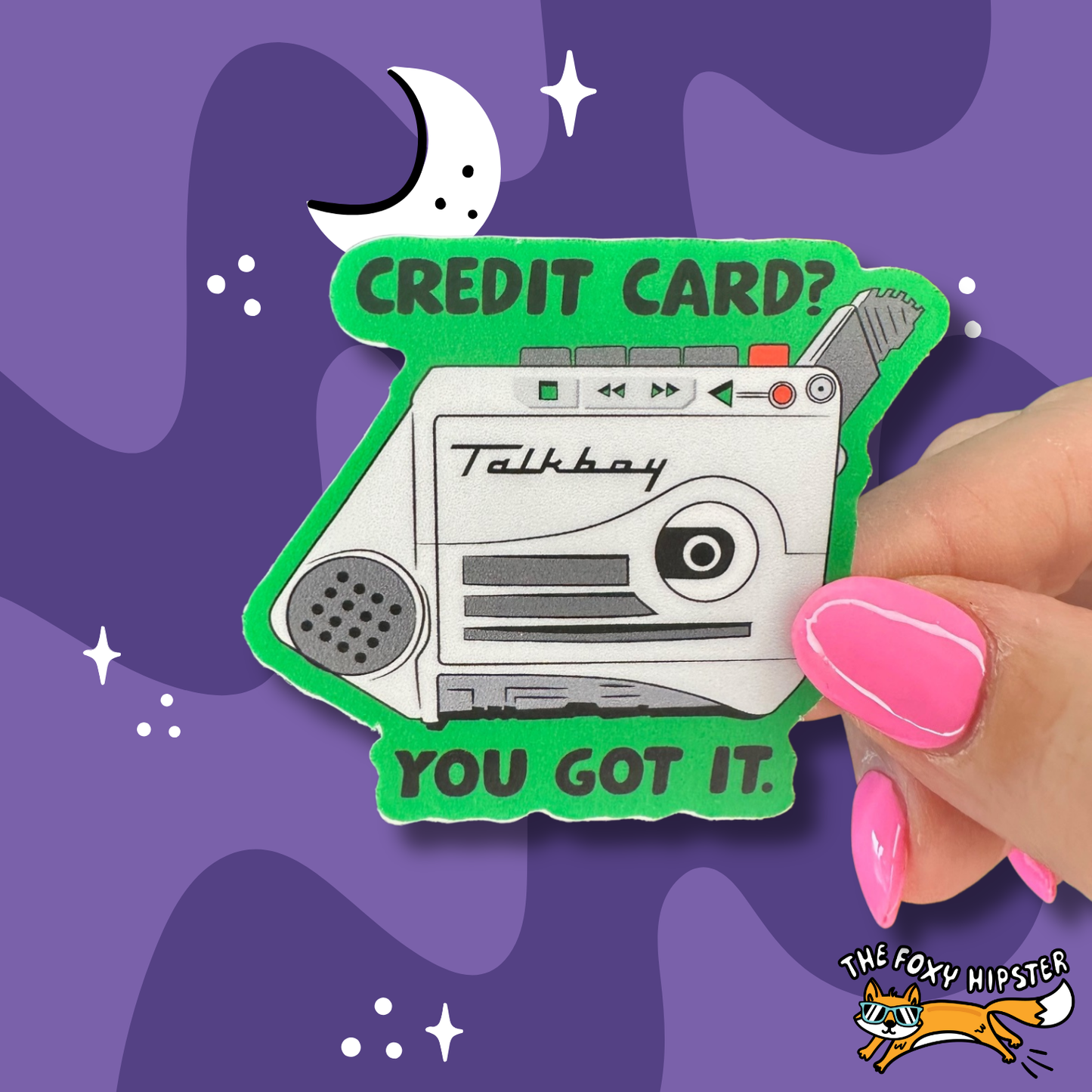 Home Alone Talk Boy Credit Card? You Got it Vinyl Sticker