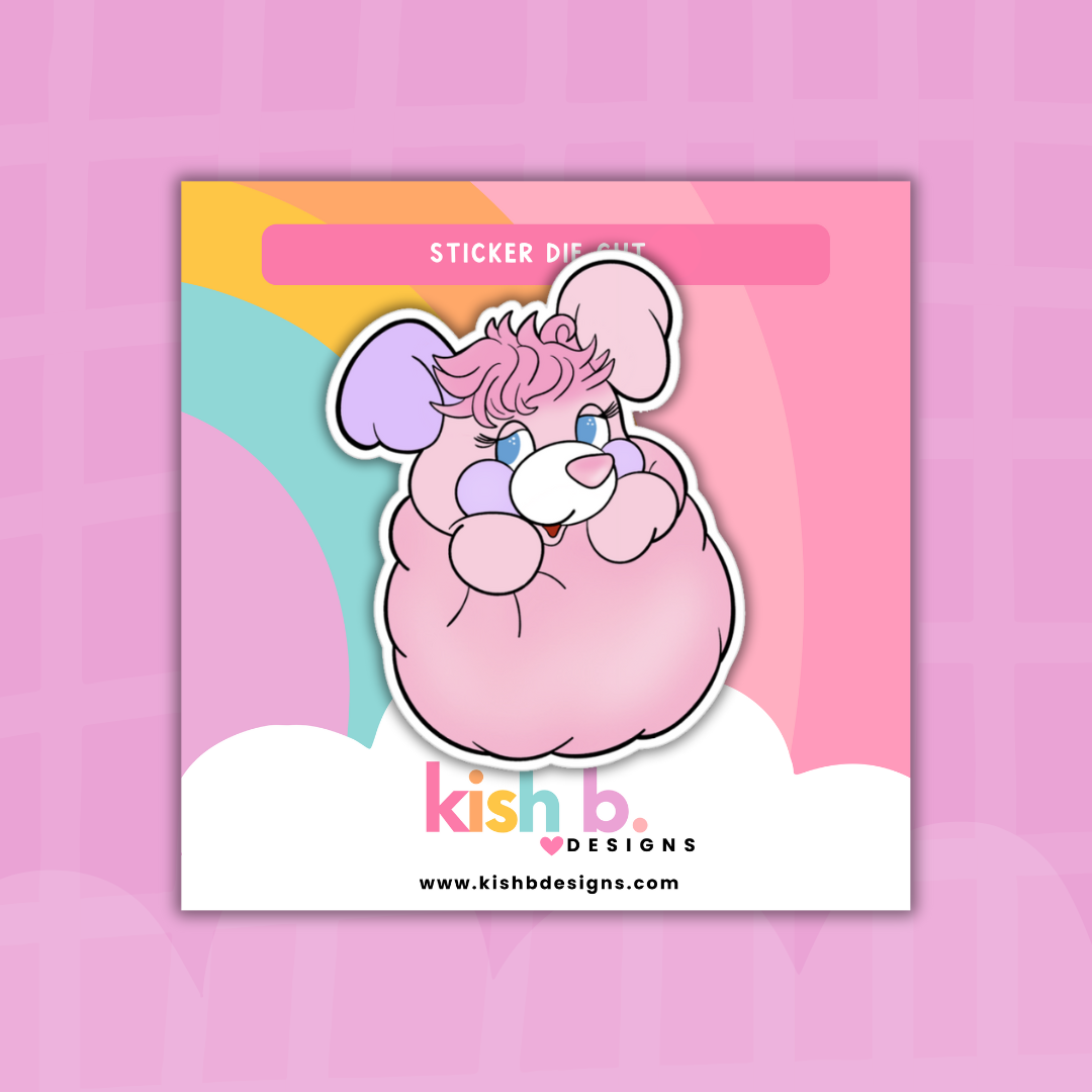 80's Popples Plushie| Sticker Die Cut(s)