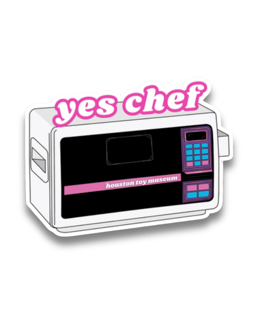 "Yes Chef" Easy Bake Oven Sticker
