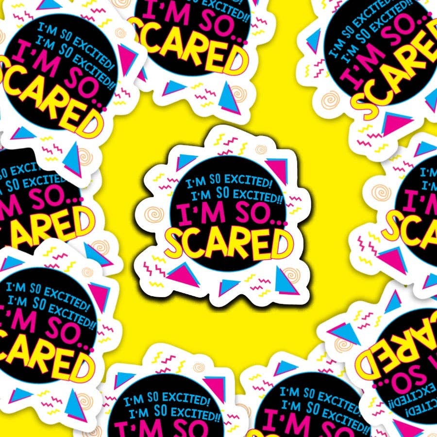 Saved by the Bell I’m So Excited Vinyl Sticker