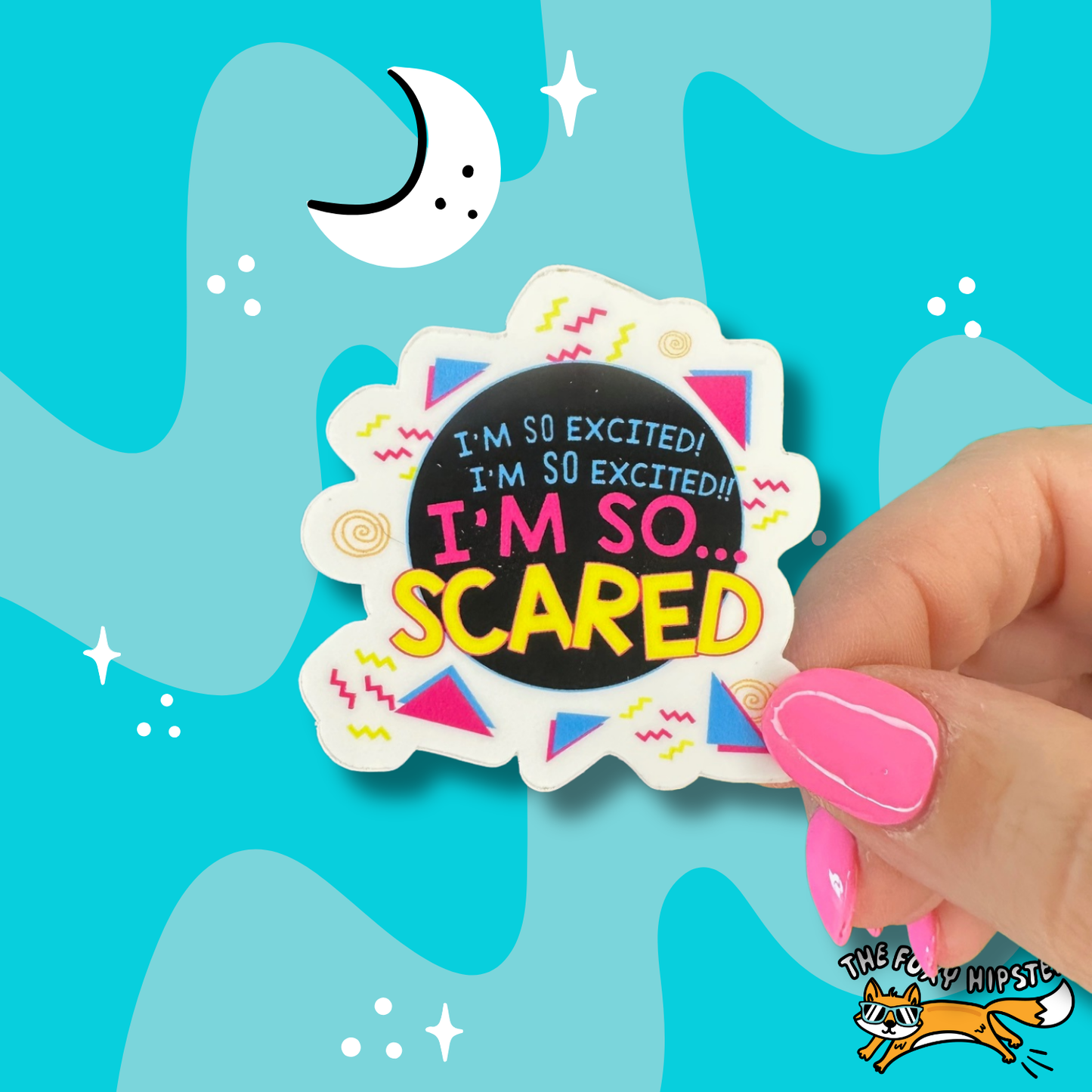 Saved by the Bell I’m So Excited Vinyl Sticker