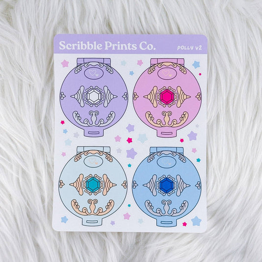 Polly V2 – Deco // Matte Journal Stickers