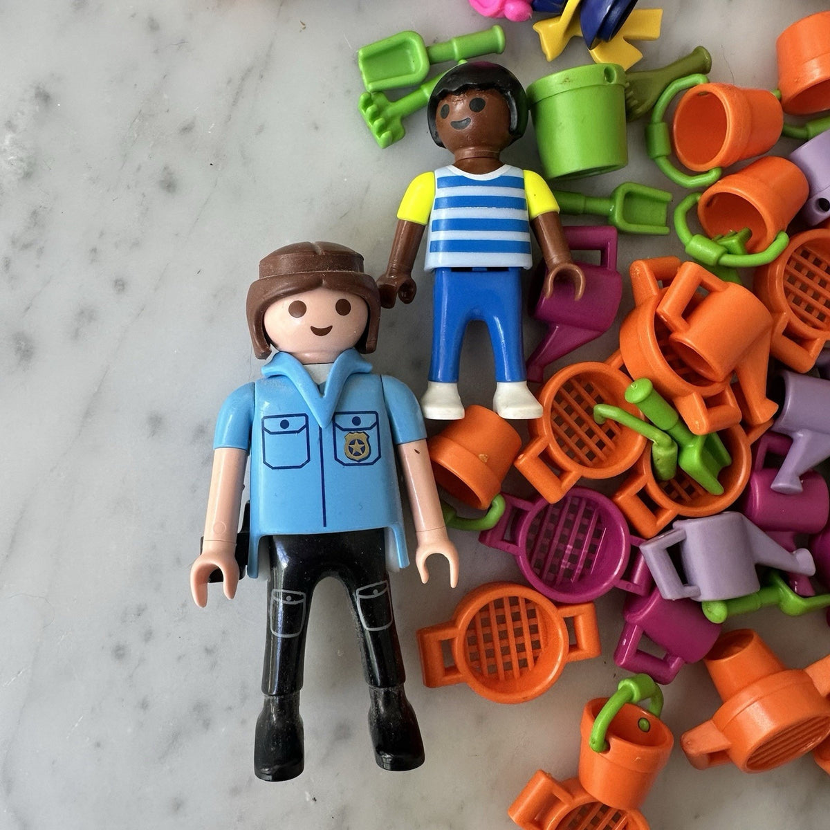 Vintage Playmobil Figures And Accessories Lot