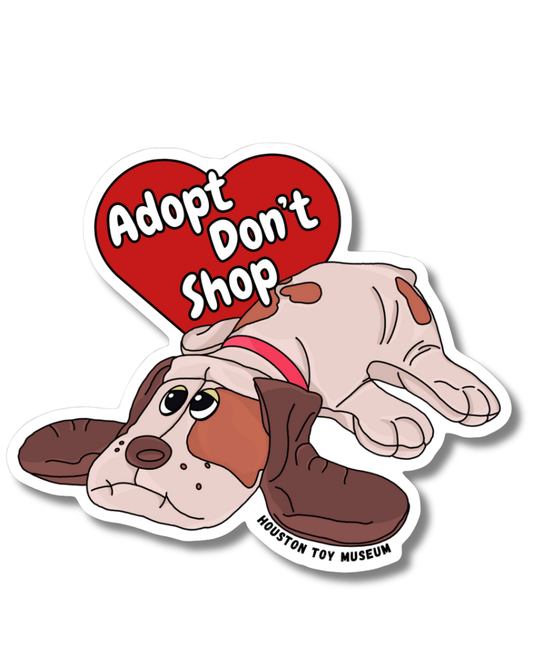 "Adopt Don't Shop" Pound Puppies Sticker