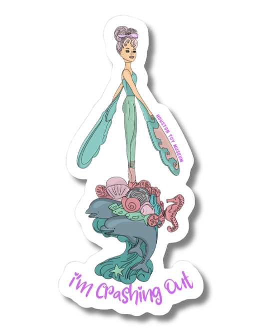 Sky Dancer "I'm Crashing Out" Sticker