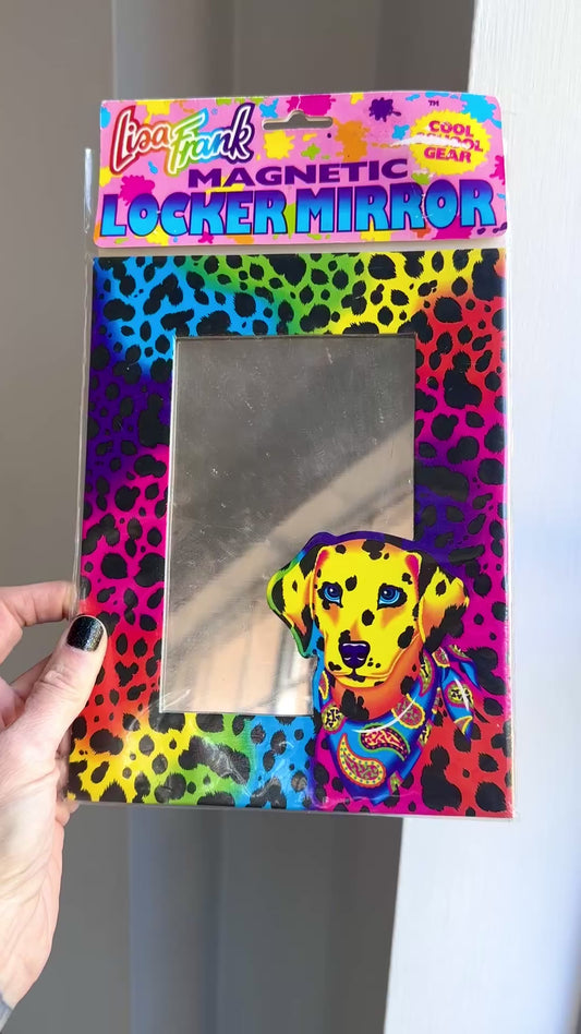 90’s Lisa Frank Dalmatian Locker Mirror