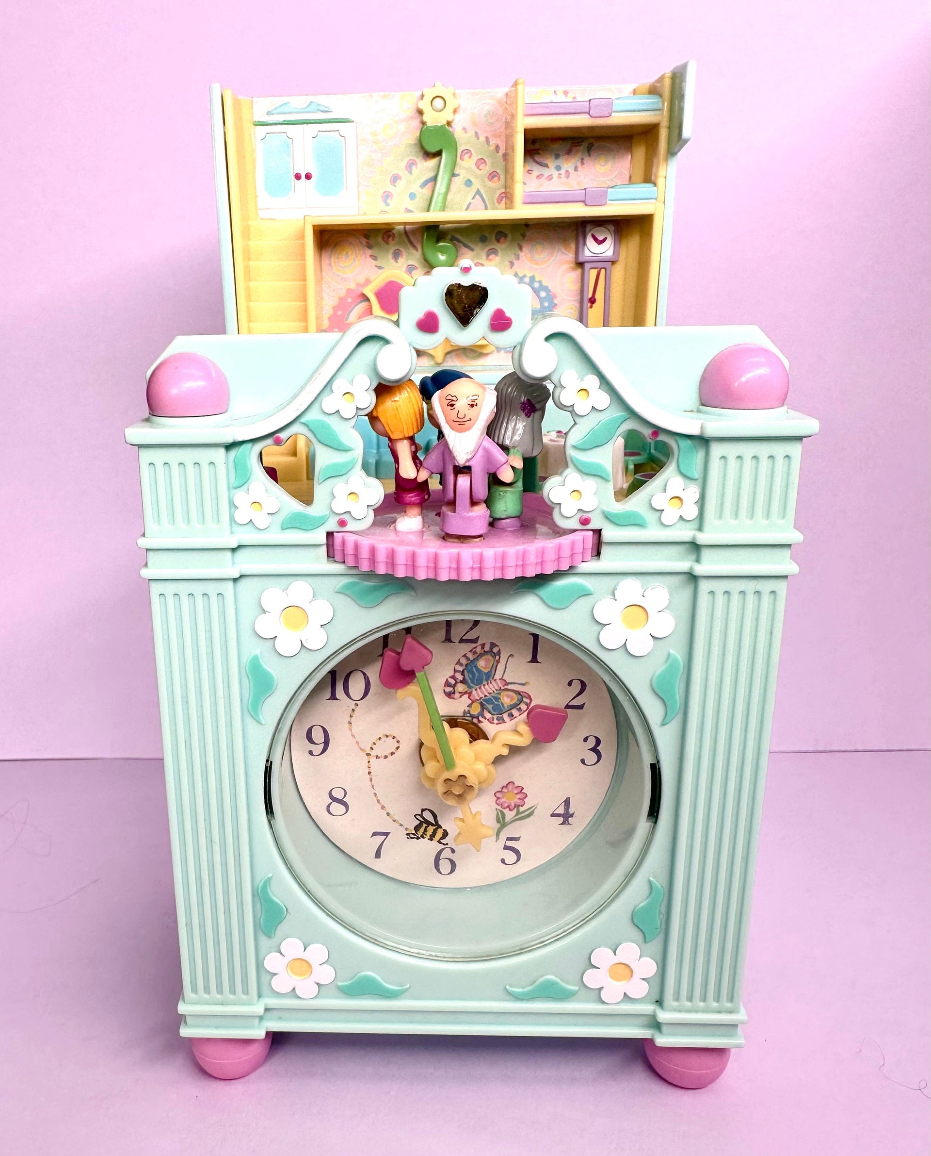 polly pocket clock 1991