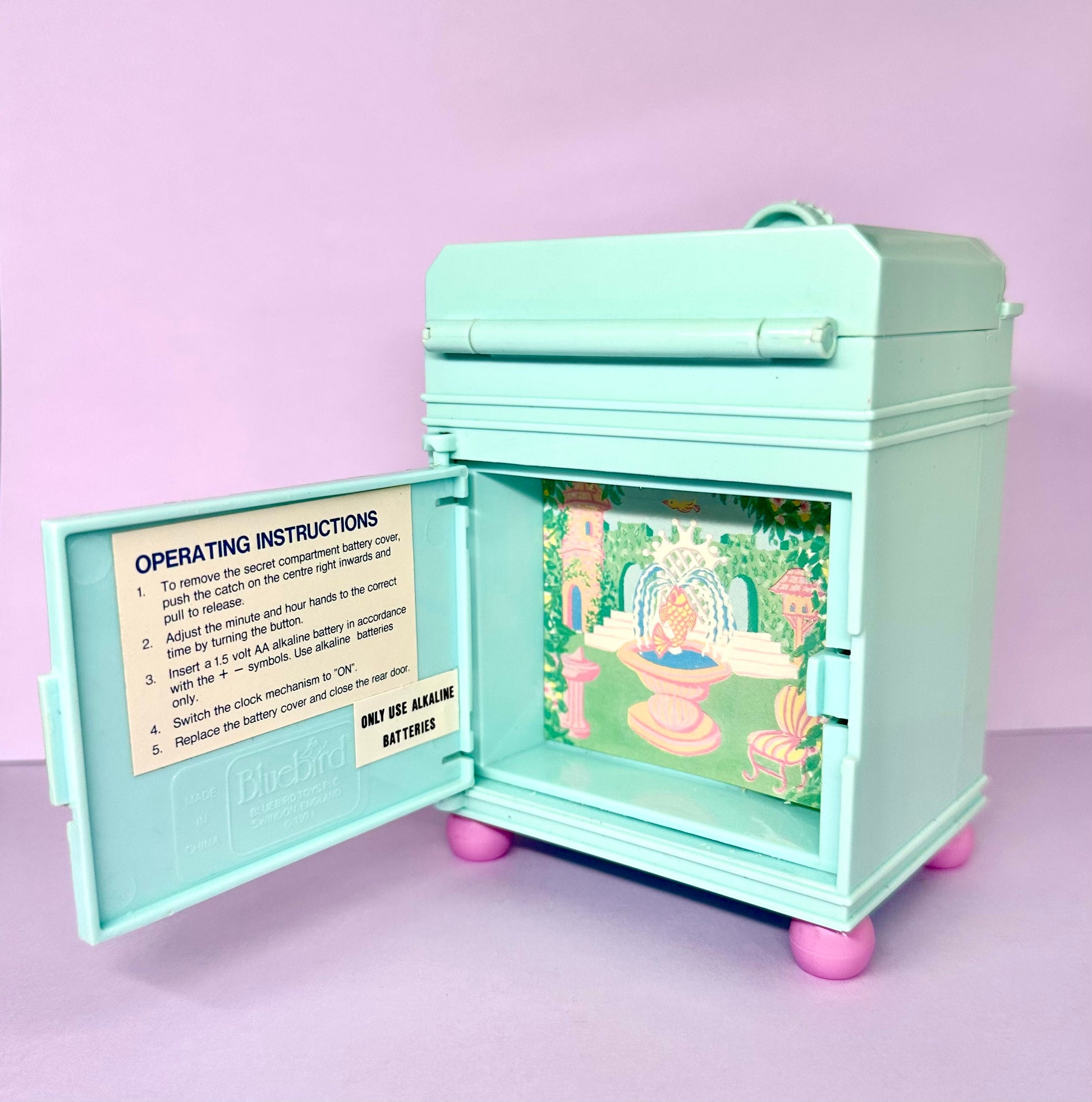 polly pocket clock 1991